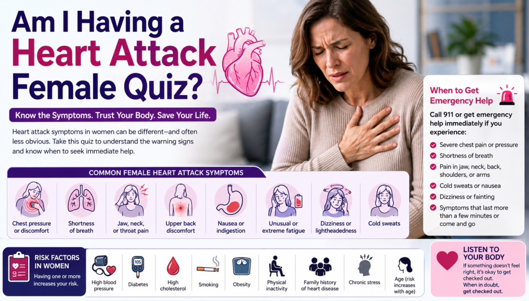 Am I Having a Heart Attack Female Quiz