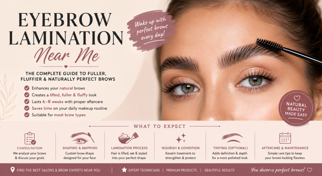 Eyebrow Lamination Near Me