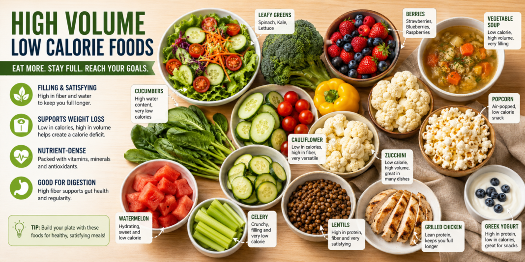 High Volume Low Calorie Foods