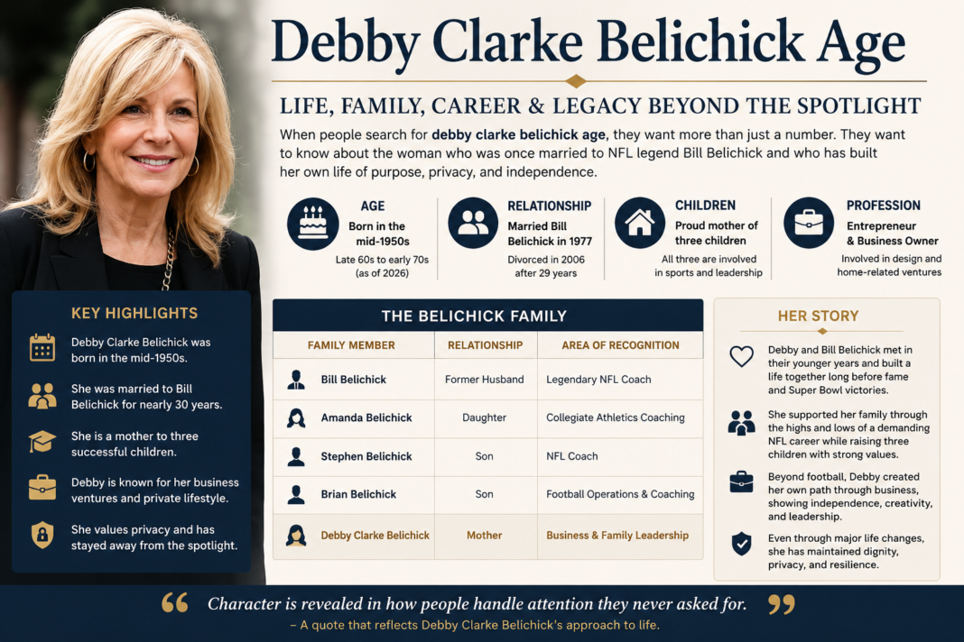 Debby Clarke Belichick Age