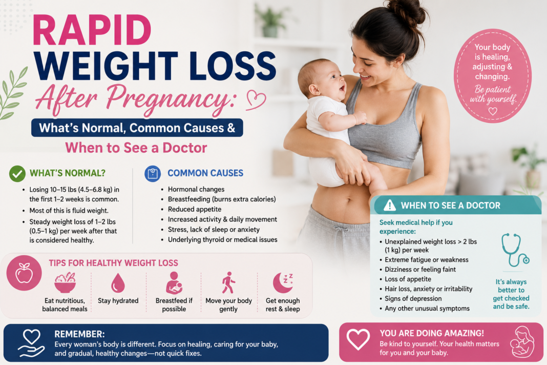 Rapid Weight Loss After Pregnancy