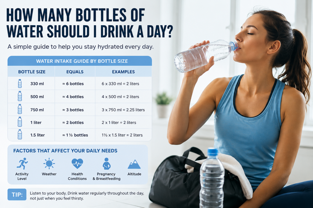 How Many Bottles of Water Should I Drink a Day